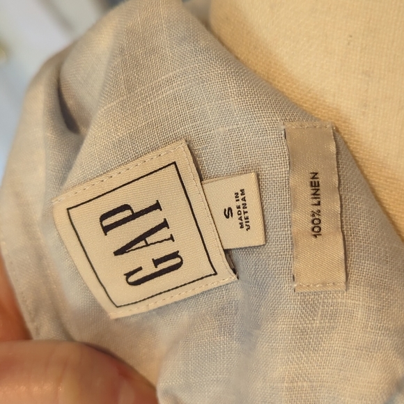 ✨HP✨ NWOT Gap Women's Tunic Linen Blouse - Size: S - Picture 9 of 10